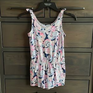 Lilly Pulitzer Cady Romper Size Medium (6/7)